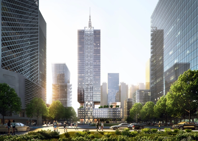 SOM diseña una nueva tipología de oficinas para la nueva sede de Shenzhen Hytera - Imagen Principal