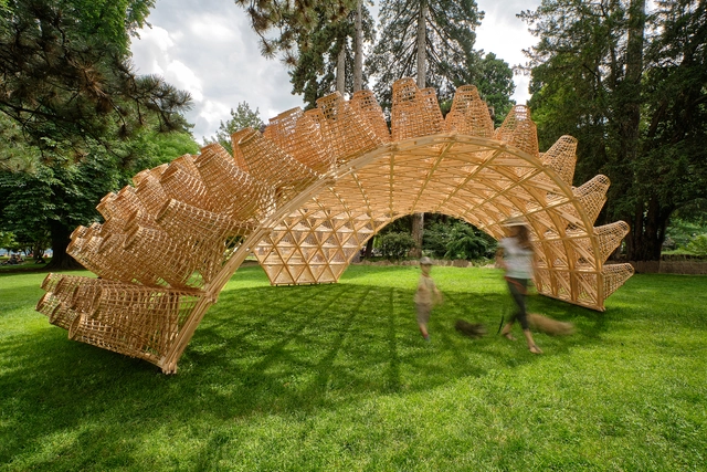 Wicker Pavilion / DJA - Exterior Photography, Pavilion, Garden, Arch