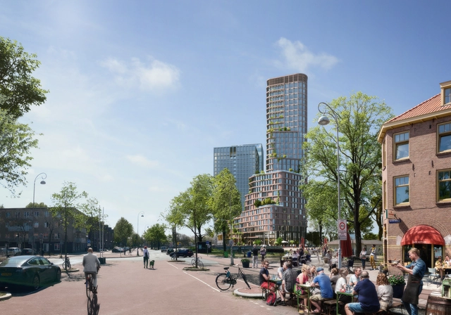 Mecanoo Wins Competition to Design Amsterdam's New Vertical Neighborhood - Featured Image