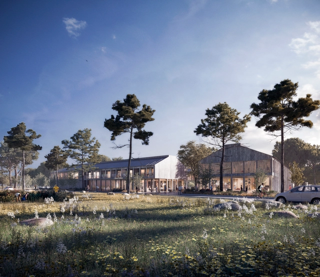 WTA, In Praise of Shadows and Land Arkitektur Imagine Low Impact Headquarters for Housing Association in Sweden - Featured Image