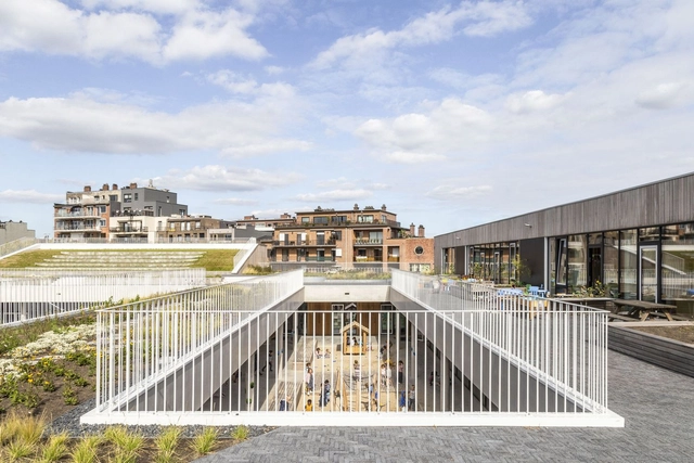 比利时公园学校 / Binst Architects - 中小学校