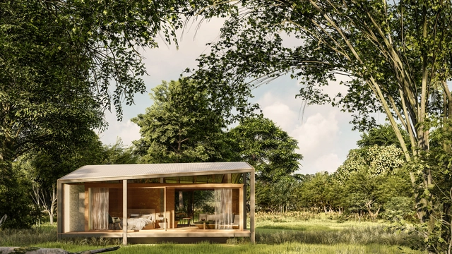 Tiny House Made from Recycled Materials Begins Construction in Bali - Featured Image