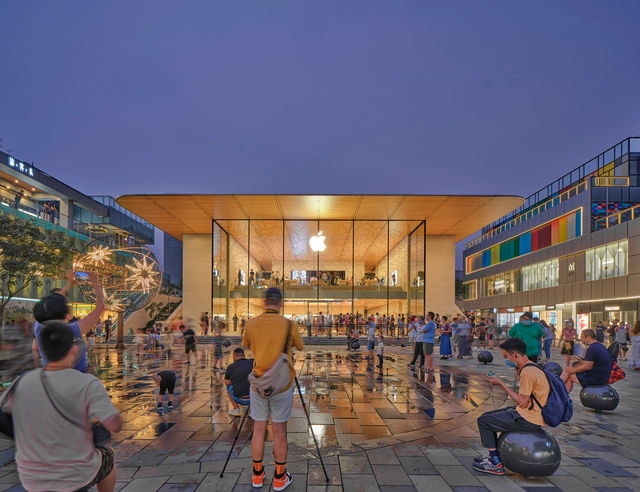 Se inaugura el nuevo Apple Store de Foster + Partners en Sanlitun, China - Imagen Principal
