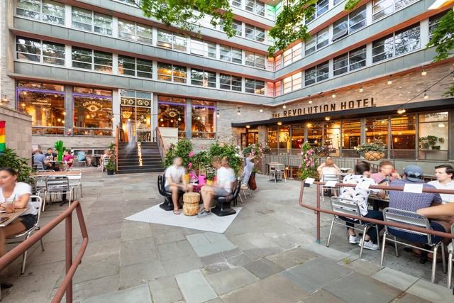 The Revolution Hotel / PCA / Prellwitz Chilinski Associates - Interior Photography, Hotels, Table, Chair