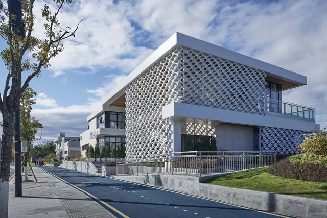 “瓯江水晶盒”，深海黑珍珠餐厅 / 非静止建筑设计 - 建筑图, 餐厅, 表皮