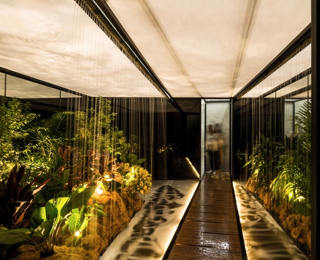 Pabellon Respira / Bassico Arquitectos - Arte Y Arquitectura, Jardín, Fachada