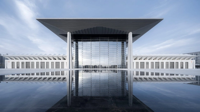 西安丝路国际展览中心 / gmp建筑事务所 - 建筑图, 展览中心