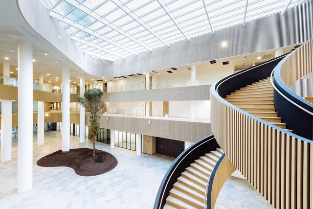 Biotope 办公园区 / Henning Larsen + KeurK architecture - 室内图, 办公设施, 楼梯