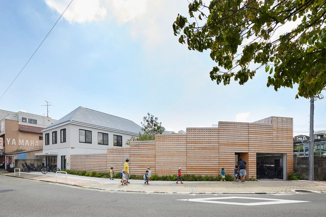 东京“小池塘”托儿所 / Naf Architect & Design - 建筑图, 日托中心, 表皮