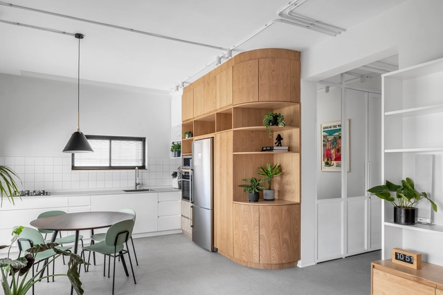 Tel Aviv Apartment / RUST architects - Interior Photography, Apartment Interiors, Kitchen, Table, Chair, Countertop