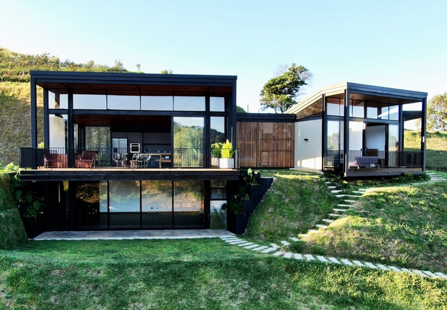 J_p Casa de Campo / tresarquitectos - Fotografía exterior, Interiores De Casas, Jardín, Fachada