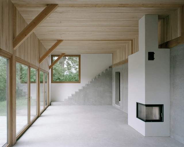 林德塔尔住宅，德国农舍木构 / AFF architekten - 室内图, 独立住宅