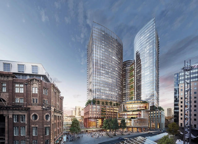 SOM e Fender Katsalidis vencem concurso para nova torre de escritórios em Sydney - Imagem de Destaque