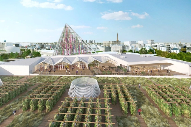 Paris inaugura a maior fazenda urbana da Europa construída sobre uma cobertura - Imagem de Destaque