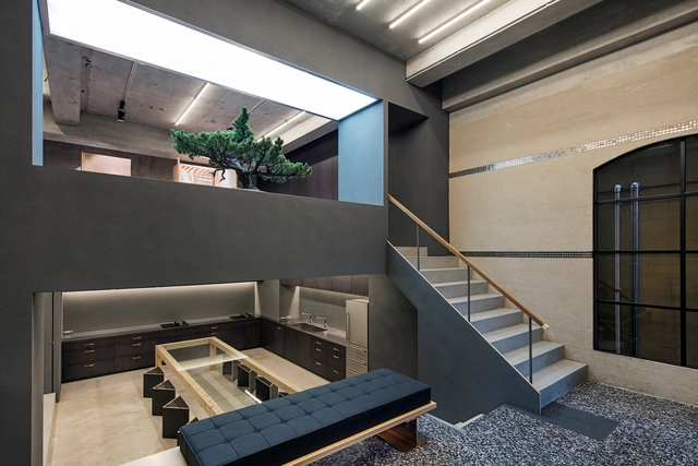 Dappled House / DDAA - Interior Photography, Residential Interiors, Stairs, Facade, Handrail, Lighting