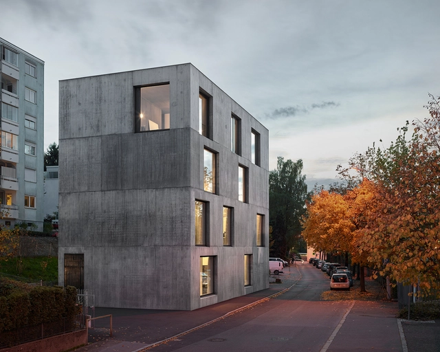 Estudio Klostergasse / Bernardo Bader Architekten - Fotografía exterior, Interiores De Oficina, Fachada