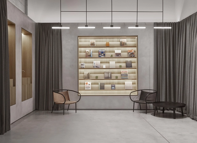 Splash Lab LA Showroom / McLaren Excell - Interior Photography, Retail Interiors, Chair