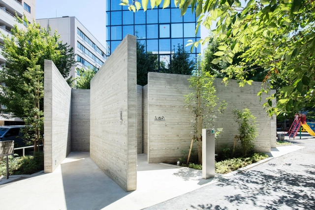 Banheiro Público no Parque Ebisu / Wonderwall - Fotografia de Exterior, Edificios Públicos, Fachada