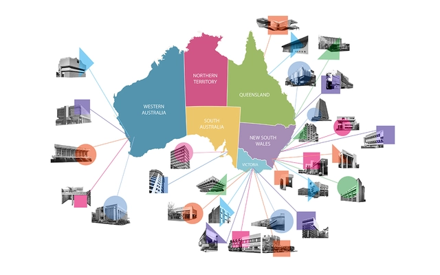 Mapa explora el legado brutalista de Australia - Imagen Principal