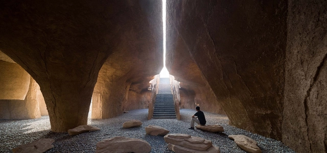 Renovación del sitio arqueológico Xihoudu / URBANUS - Fotografía interior, Paisaje Y Arquitectura