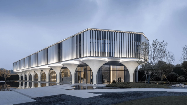 邯郸泽信生活艺术馆 / 睿风设计 - 建筑图, 文化建筑, 表皮