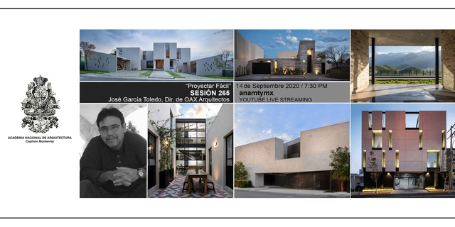 Sesión 264. "Proyecta fácil" Arq. José García Toledo. - Imagen Principal