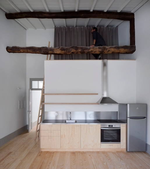 São Marcos House / António Pedro Faria - Interior Photography, Residential, Kitchen, Beam, Countertop