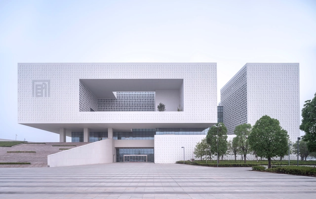 宿州城市规划展示馆 / 深圳市欧博工程设计 - 建筑图, 展览中心, 表皮