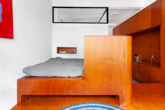 Commune Apartment / roomdesignburo - Interior Photography, Apartment Interiors, Bedroom, Bed