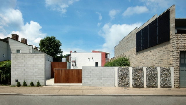 South Side Courtyard House Pool Pavilion & Landscape / studio d'ARC - Exterior Photography, Pavilion, Facade