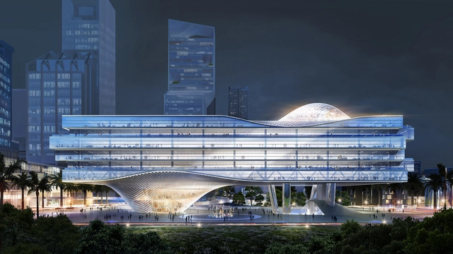 Büro Ole Scheeren Imagines ZTE Headquarters, a New Symbol for China's Digital Revolution - Featured Image