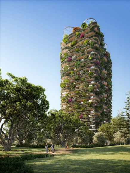 Floresta Urbana, o jardim vertical mais denso do mundo será construído na Austrália - Imagem de Destaque