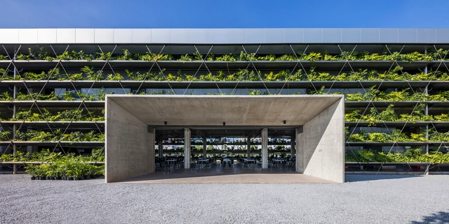 越南雅各布工厂，郁郁葱葱的表皮 / G8A Architecture & Urban Planning + rollimarchini architekten - 建筑图, 可持续性 & 绿色设计, 表皮