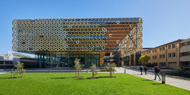 西澳大学EZONE学生中心 / Hassell - 建筑图, 大学, 表皮