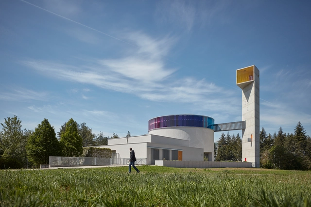 捷克彩虹教堂 Beatified Restituta / Atelier Stepan - 建筑图, 教堂