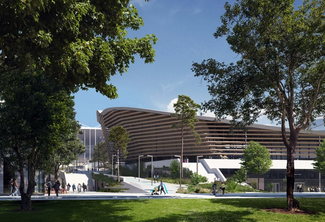 VenhoevenCS and Ateliers 2/3/4/ Win Competition to Design the Aquatic Center for Paris 2024 Olympics - Featured Image