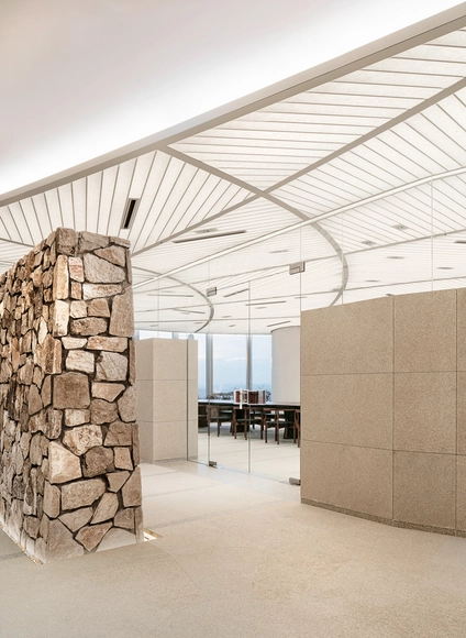 韩亚银行贵宾室，透光叶片屋顶 / Atelier Archi@Mosphere - 室内图, 服务建筑室内设计