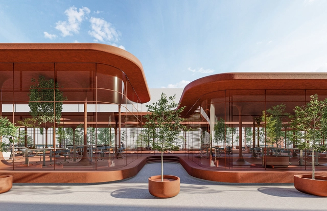Salon Designs Ecotone, a Transitional Space between Education and Industry - Featured Image
