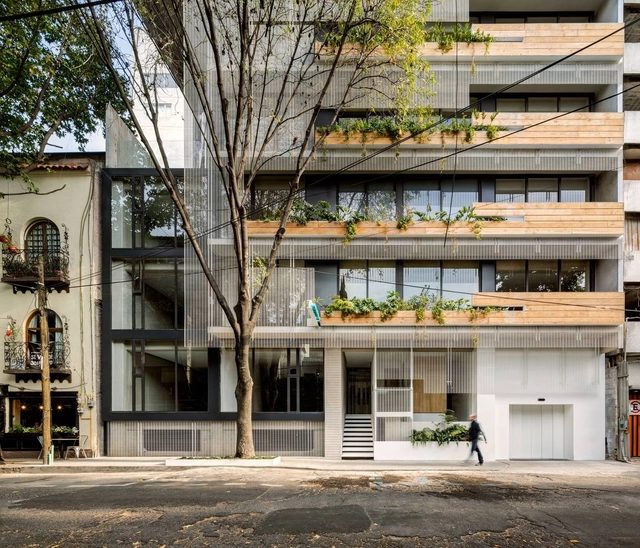 Edificio CYTA / ARCHETONIC + ATIKO Arquitectos - Fotografía exterior, Apartamentos, Fachada, Puerta