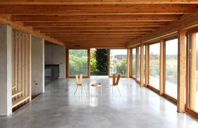 HD House / AL PEPE architects - Interior Photography, Houses, Kitchen, Beam, Facade, Chair