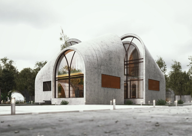  本周未建成 | 希腊庇护所别墅，印度漂浮阳台 - 主图