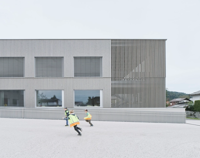 Bütze Wolfurt小学兼幼儿园 / Schenker Salvi Weber Architekten - 建筑图, 小学及初中, 表皮