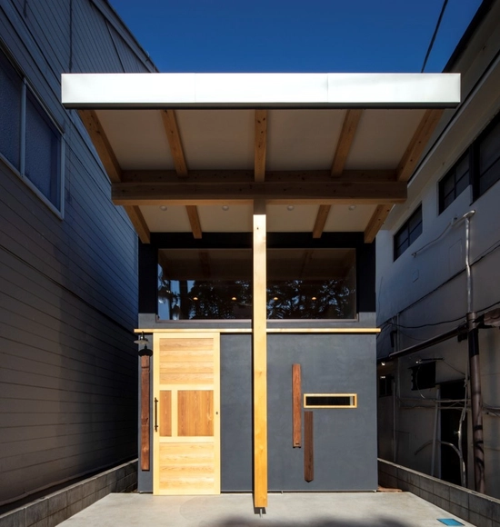 伐木工的日式烤串店 / Opensite architecture studio - 建筑图, 餐厅, 门