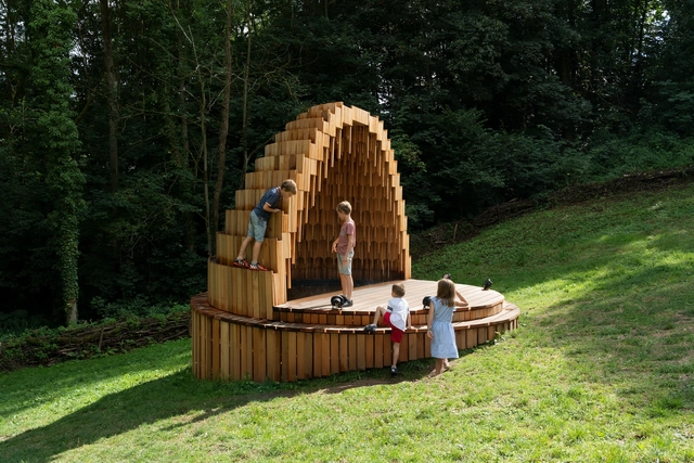 Rain Amplifier Installation  / Matthijs la Roi Architects - Exterior Photography, Installations & Structures