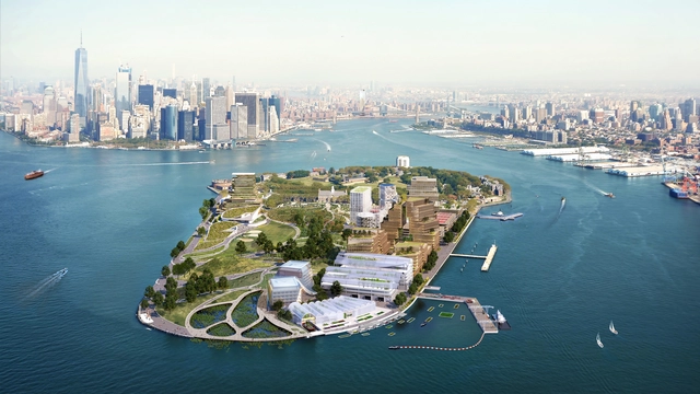 WXY propone un centro de soluciones climáticas en Governors Island en Nueva York - Imagen Principal