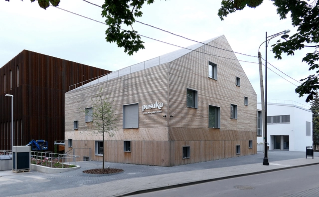 PASAKA Cinema House / Audrius Ambrasas Architects - Exterior Photography, Cinema, Facade