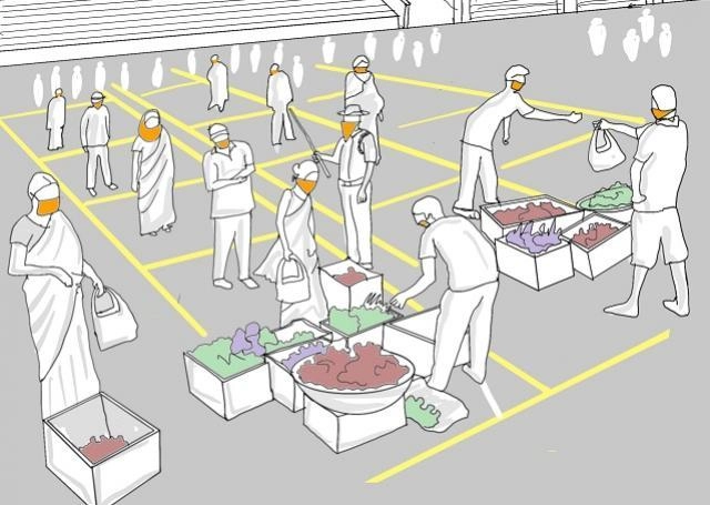 Urbanismo tático: uma ferramenta adaptável para manter o distanciamento seguro - Imagem de Destaque