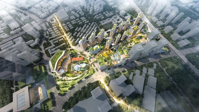 坂茂+奥雷·舍人联手，杭州新艺术文化地标方案 - 主图