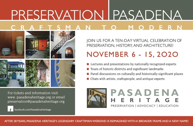 Preservation Pasadena: Craftsman to Modern - Featured Image