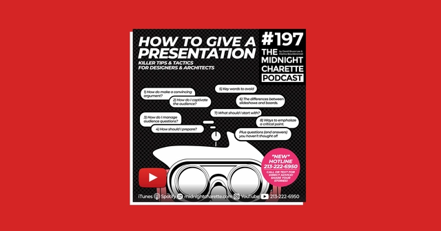 The Midnight Charette on How to Give an Architecture Presentation - Featured Image